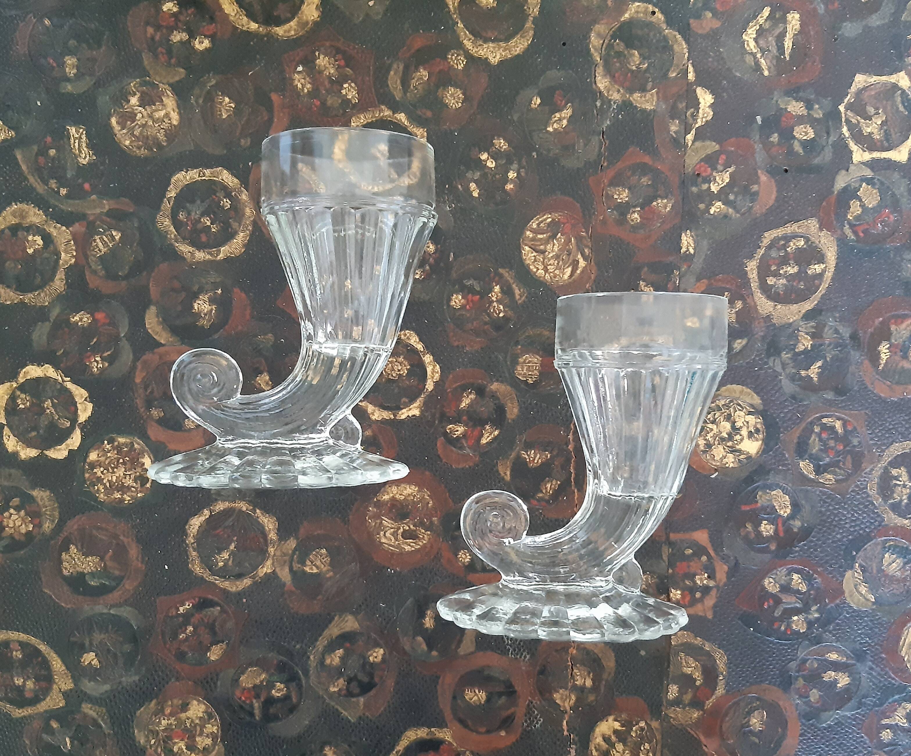 Pair of cornucopia vase