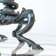 Paire de chandeliers en bronze Victor Paillard
