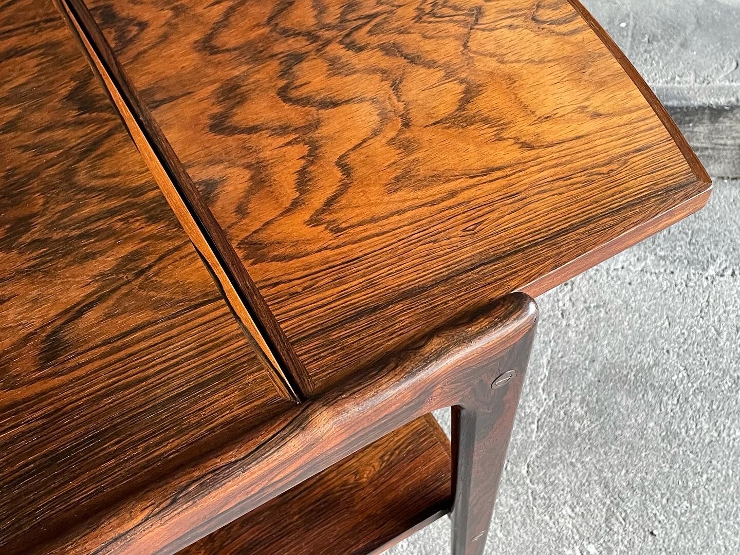 Scandinavian rosewood coffee table, 1960s