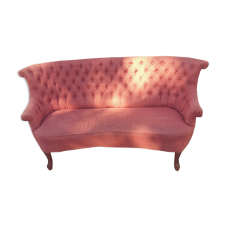Napoleon III-style sofa padded