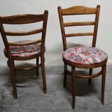 Pair of Baumann bistro chairs