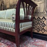 Empire mahogany sofa bench