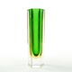 Murano Sommerso vase, mid-century modern, glass, designed by F. Poli, Italy, 1950s