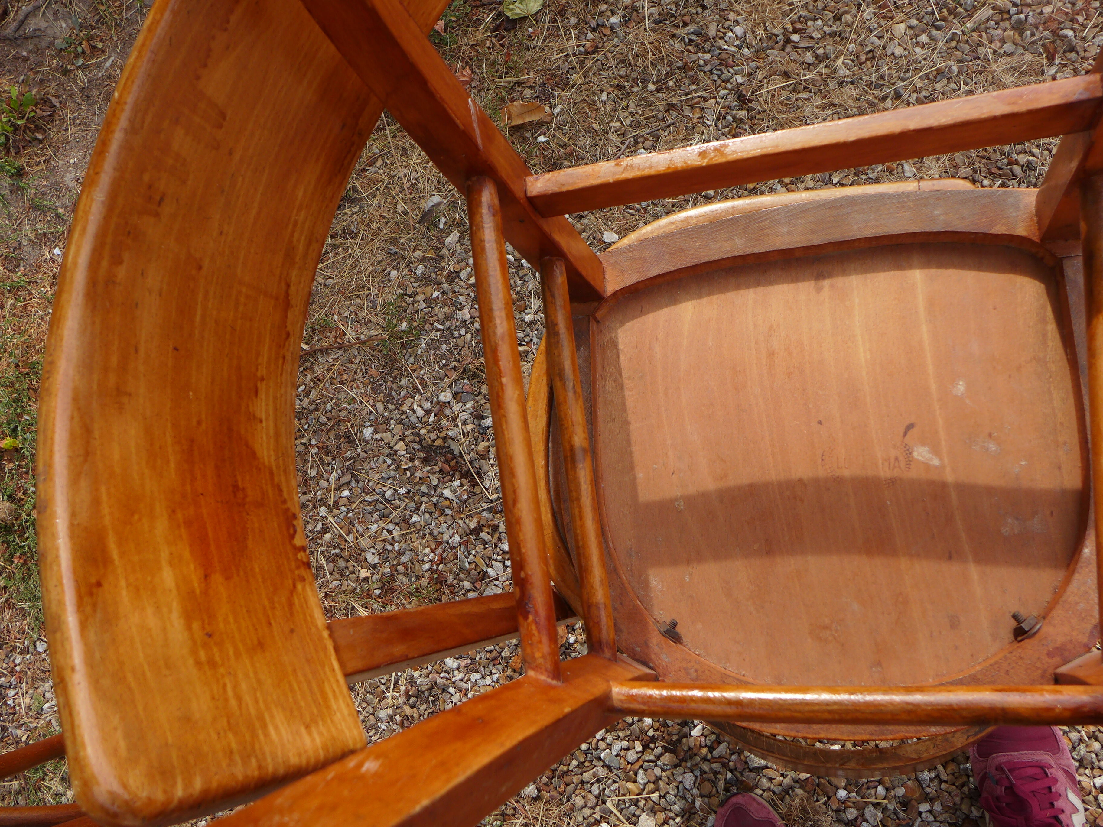Set de 4 chaises Luterma dépareillées