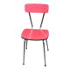 Vintage pink formica chair from the 1960s