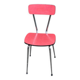 Vintage pink formica chair from the 1960s