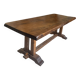 Solid wood farmhouse table