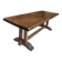 Solid wood farmhouse table
