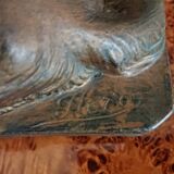 Vintage floro plaster dog