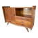 Oak storage unit, splayed legs circa 1950s