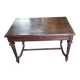 Table bureau 2 tiroirs en chene du xix ème siecle
