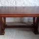 Art-deco table in oak
