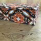 Boîte à couture vintage en carton et tissu