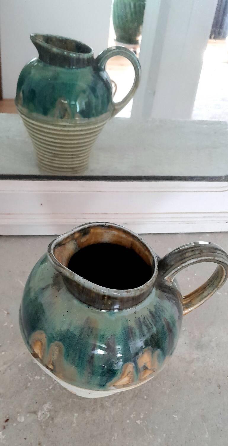 Stoneware pitcher