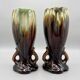 Pair of Art Deco / mid-century vases – Belgian earthenware (attributed to Thulin) 28cm