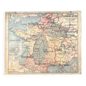 ancienne carte Vidal-Lablache