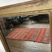 Vintage 1960 gilded wooden mirror