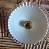 White opaline hanging lamp