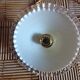 Suspension en opaline blanche