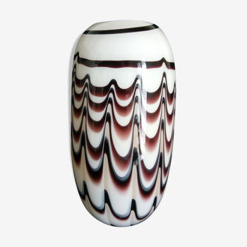 Carlo Moretti - Murano's large multi-layered glass ovoid vase