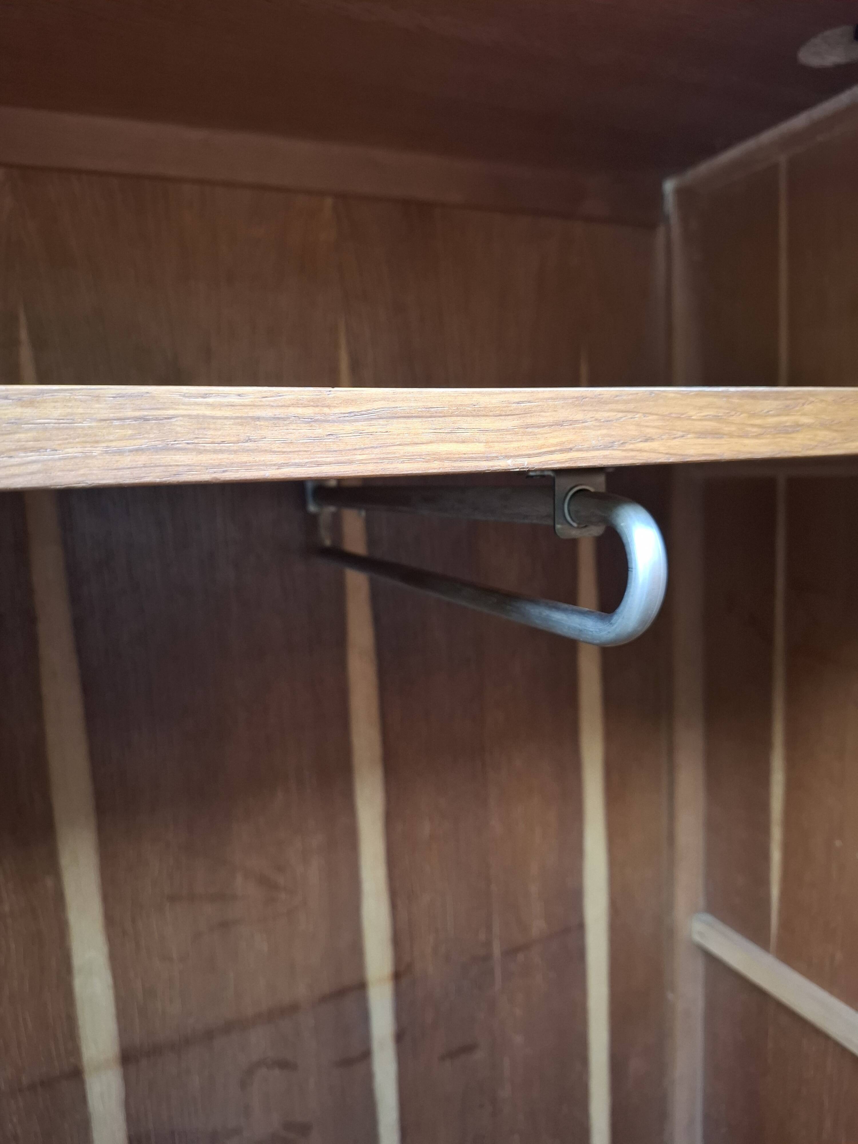 Vintage wardrobe with compass feet