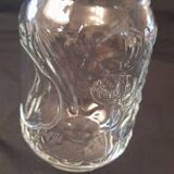 Transparent Italian glass jar with airtight fidenza cap