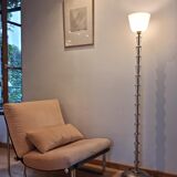 White glass floor lamp 40s