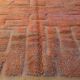 Moroccan Beni Ouarain yellow orange terracotta modern rug