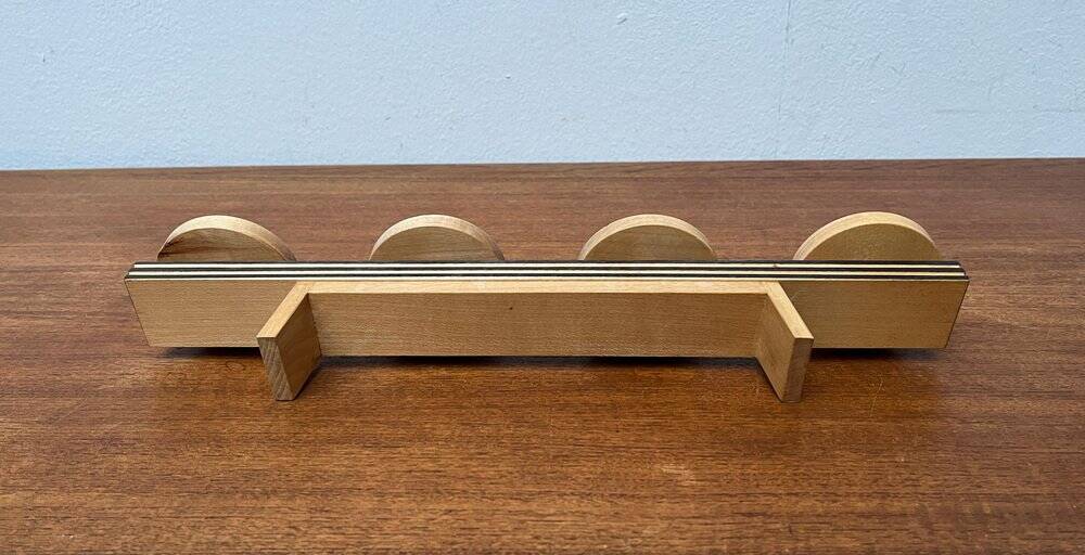 Mid-century wooden candlestick, 1960s