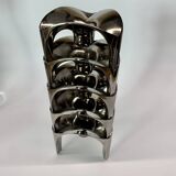 Stackable Candleholder set of 5, Germany 1970s