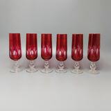 Lot de 6 verres 1960