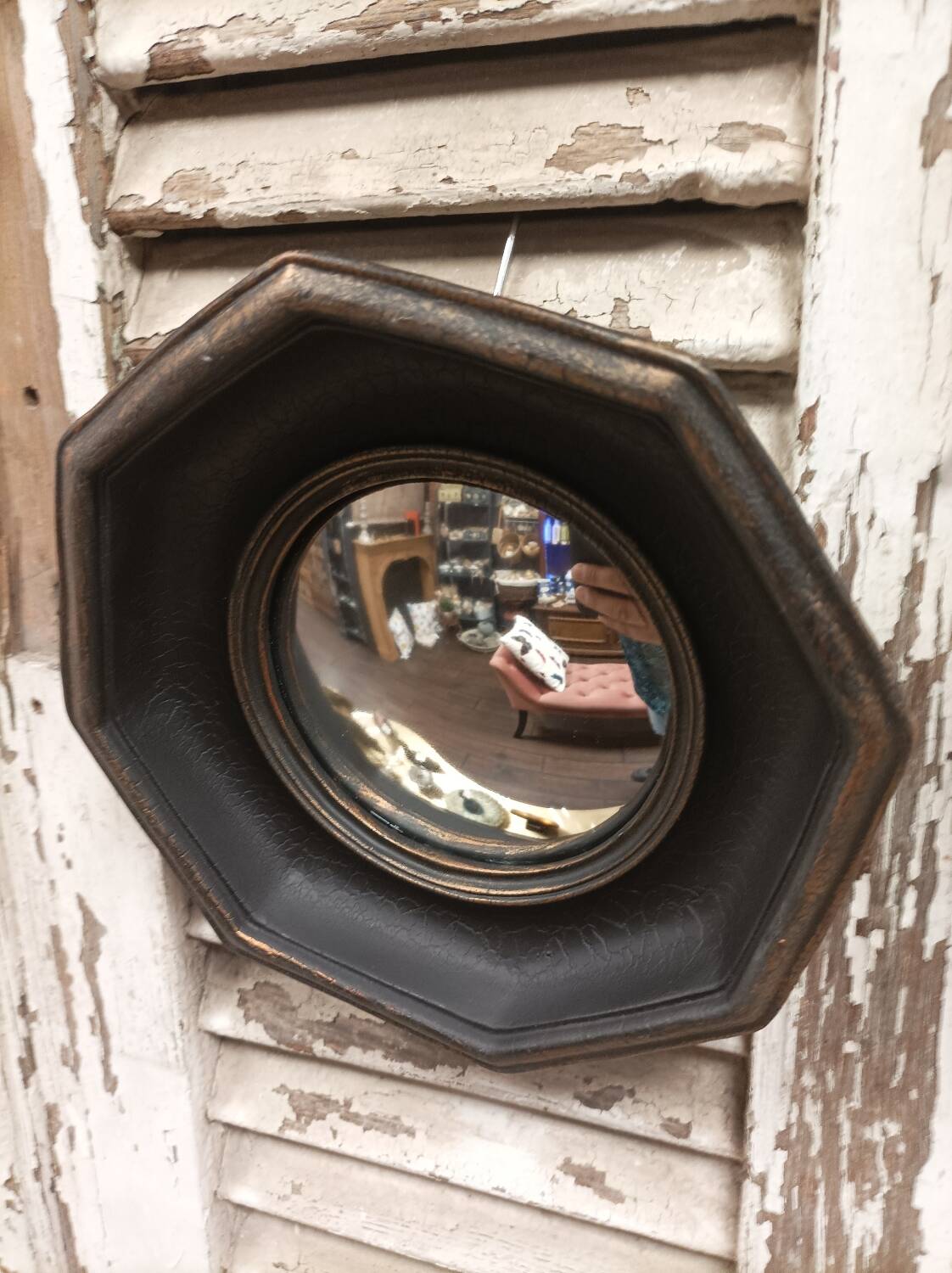 Miroir convexe hexagonal 19 cm