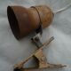 Clip spot in beige lacquered metal, industrial style, late 60s