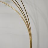 Brass floor chandelier, 70s