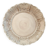 Grand plat de présentation en céramique d'art italienne, V. Bassano