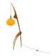 Lampadaire Mante religieuse par Rispal, France, années 1950