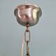 Art Deco pale pink glass pendant light, 1920s-30s
