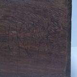 vintage patinated solid wood shelf