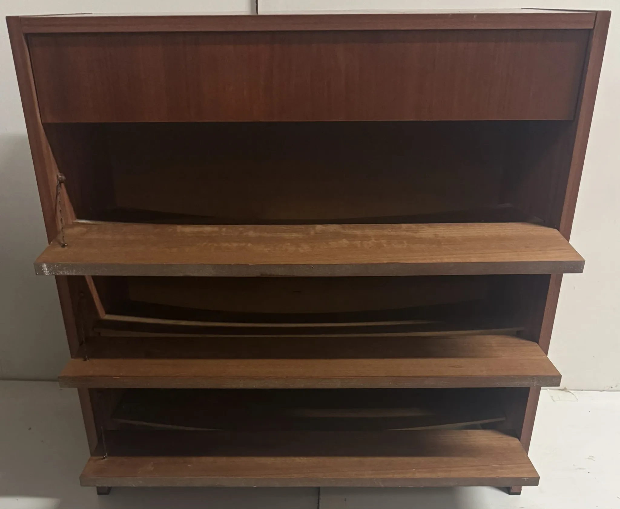 Vintage shoe cabinet