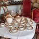 Vilatte Limoges Porcelain Coffee Service 13 Pieces, 11 People 1950