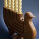 Wooden candlestick - Paloma candelabrum