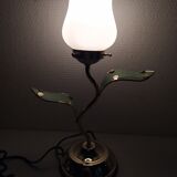 Tulip flower lamp to put down