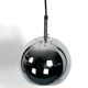 Targetti, set of two chrome sphere pendant lamps from 70s