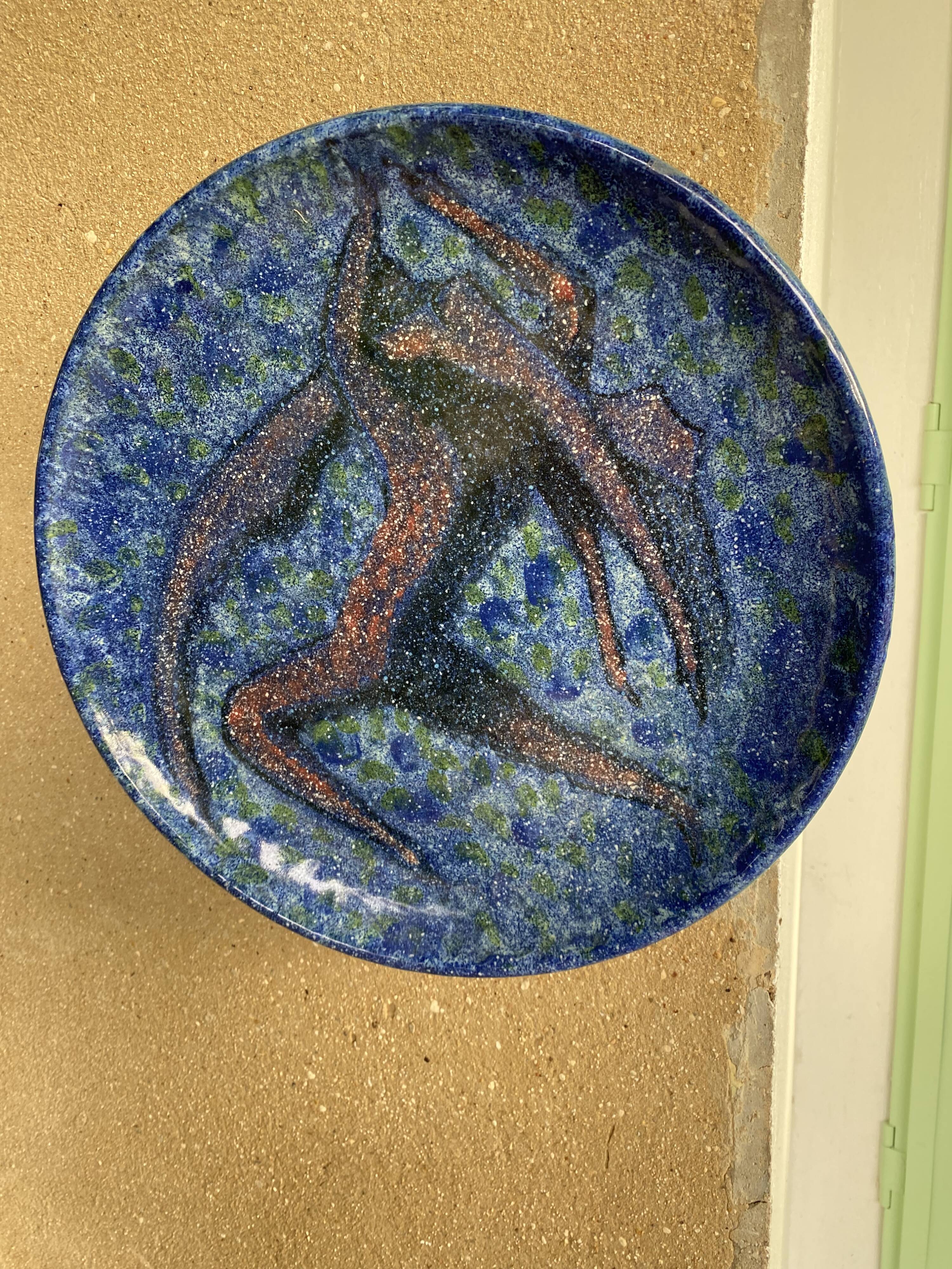 Ceramic plate 1960