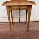 Vintage wooden desk table with one drawer