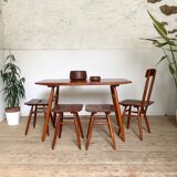 Ercol vintage solid teak meal table