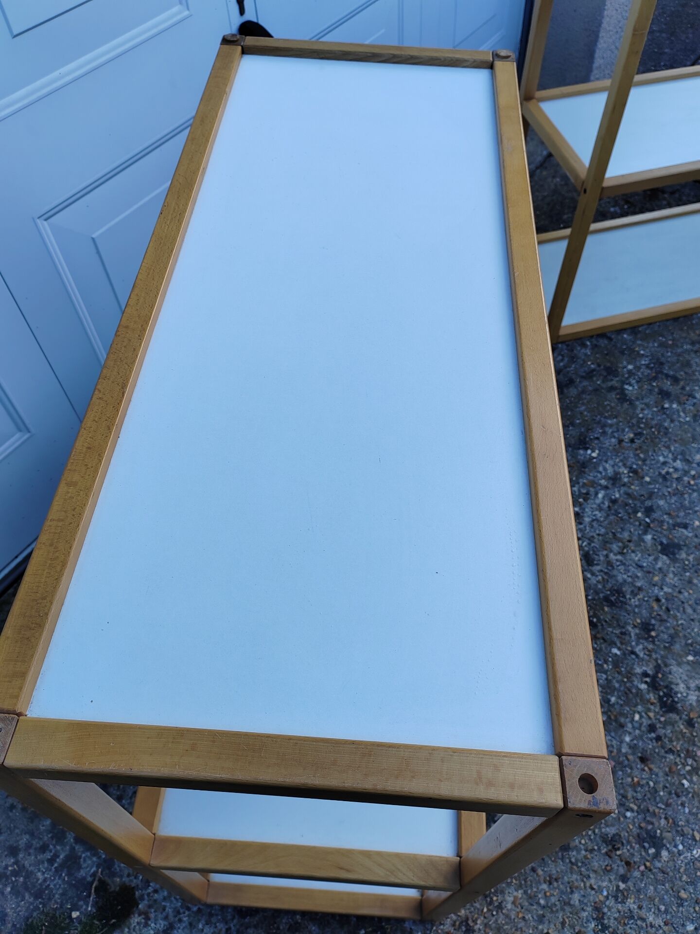 Pair of shelves in the style of André Sornay