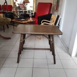 Rattan side table