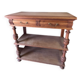 Vintage shelf with marble