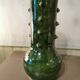Green ceramic spiked vase Morocco